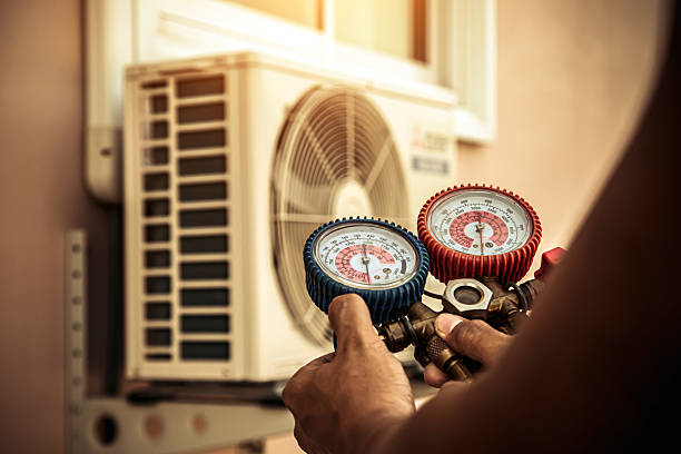 Professional Hvac Installation technician working in Buckingham, PA